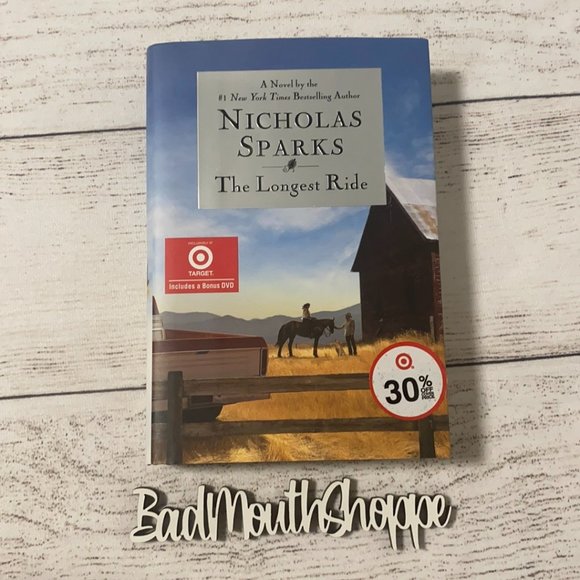 *THE LONGEST RIDE by Nicholas Sparks Hardback Book - Picture 1 of 4